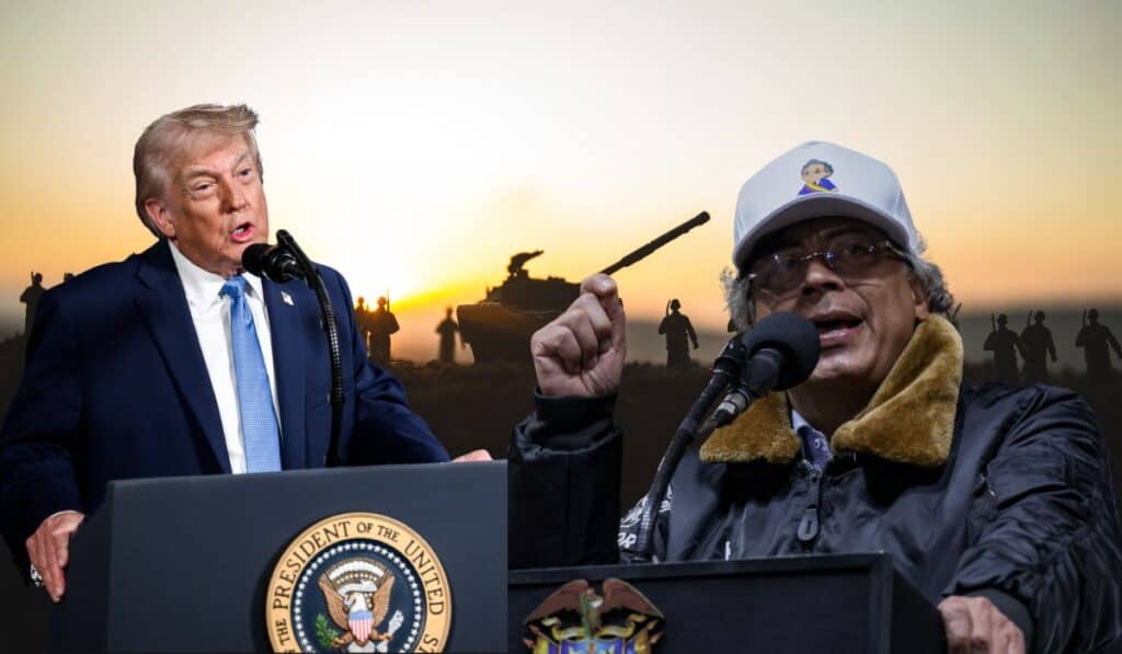 Petro dijo al New York Times que temía ser extraído como Maduro; llamada con Trump bajó la tensión Gustavo Petro habló con el New York Times en medio de la tensión diplomática con Estados Unidos. Imagenes: Flickr White House y Presidencia de Colombia.