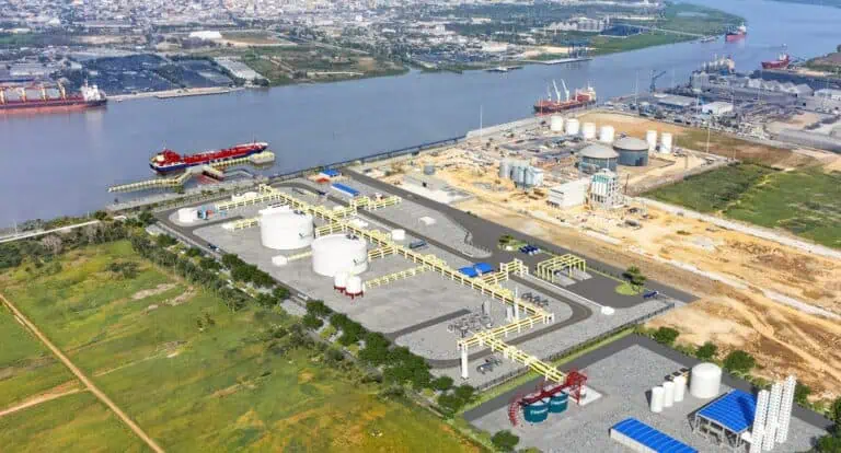 Amazónica LNG da nuevo paso hacia su construcción tras formalizar alianza con Jereh Group Punto de regasificación Amazónica LNG. Imagen: Amazónica LNG