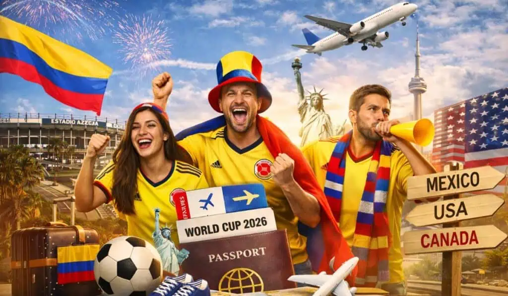 Viajar para ver a Colombia en los dieciseisavos de final del Mundial costaría más de $10 millones Así se mueven reservas de viaje de hinchas para ver a la Selección Colombia en el Mundial 2026