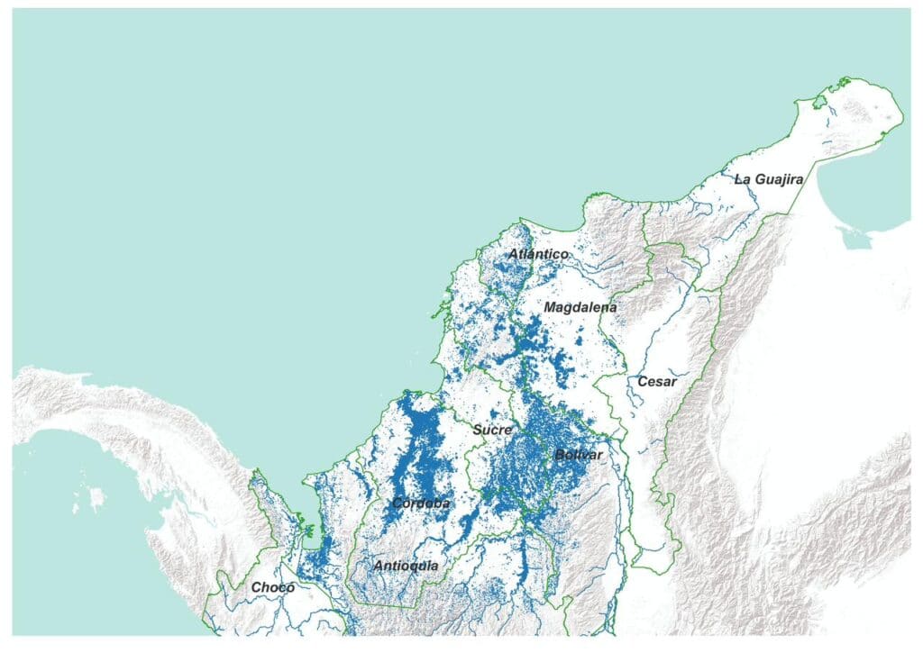 Así se ven la emergencia climática e inundaciones en Córdoba desde el espacio Así se ven la emergencia climática e inundaciones en Córdoba desde el espacio