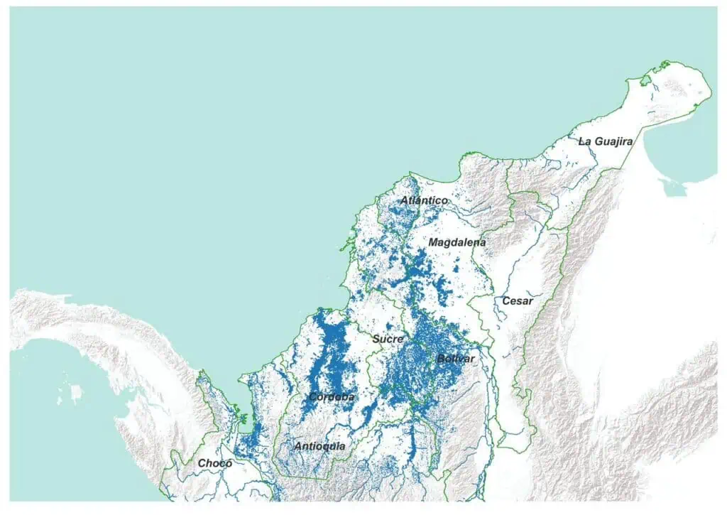 Así se ven la emergencia climática e inundaciones en Córdoba desde el espacio Así se ven la emergencia climática e inundaciones en Córdoba desde el espacio