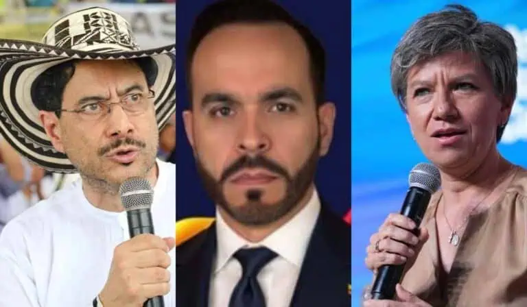 Cepeda, De la Espriella y Claudia López lideran intención de voto