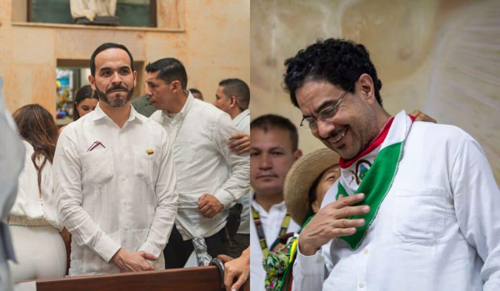 Abelardo de la Espriella e Iván Cepeda.