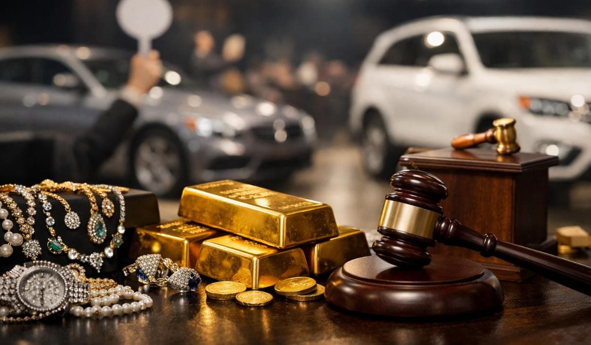Joyas, lingotes de oro y vehículos a bajo precio: así puede participar en la nueva subasta de la DIAN 