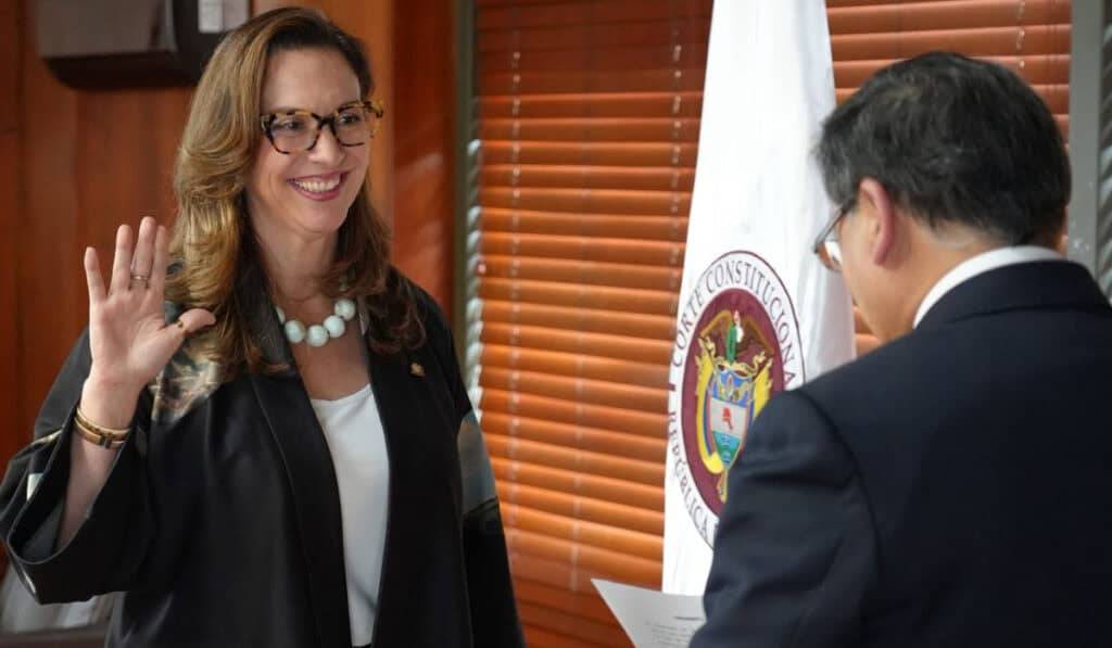 Paola Meneses asume la presidencia de la Corte Constitucional en momento clave por reforma pensional y emergencia Natalia Ángel Cabo, vicepresidenta de la Corte Constitucional