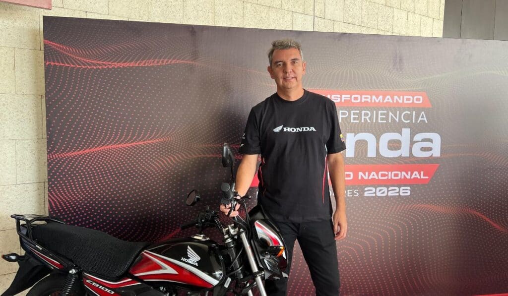 Honda fortalece su ecosistema de distribuidores y posventa para acelerar su crecimiento en Colombia Nicolás Rendón Escobar, vicepresidente de Honda Motos