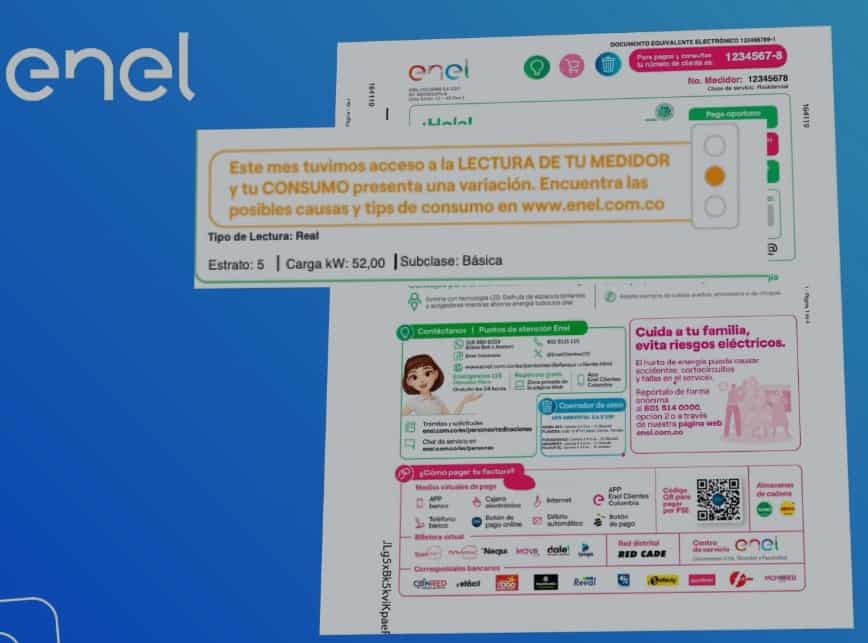 Enel confirmó cambios muy importantes para el recibo de la luz Nuevo recibo de la energía