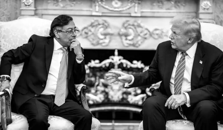 Presidente Gustavo Petro y presidente de Estados Unidos, Donald Trump.