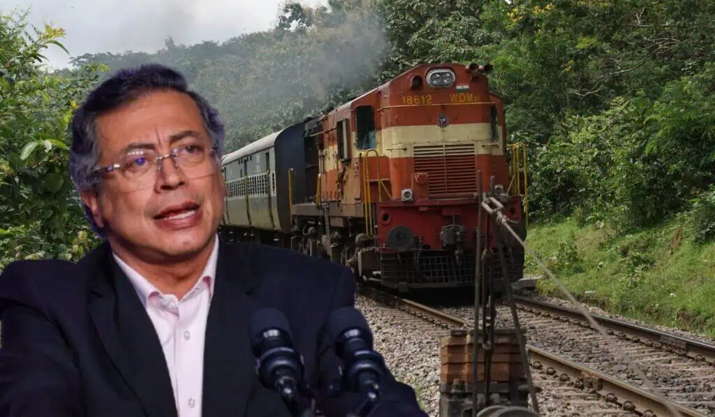 Primicia | Primeros estudios del tren interoceánico de Petro quedarán listos en 2026, pero su futuro es incierto Proyecto del tren interoceánico de Petro