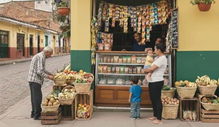 Tiendas de barrio en Colombia