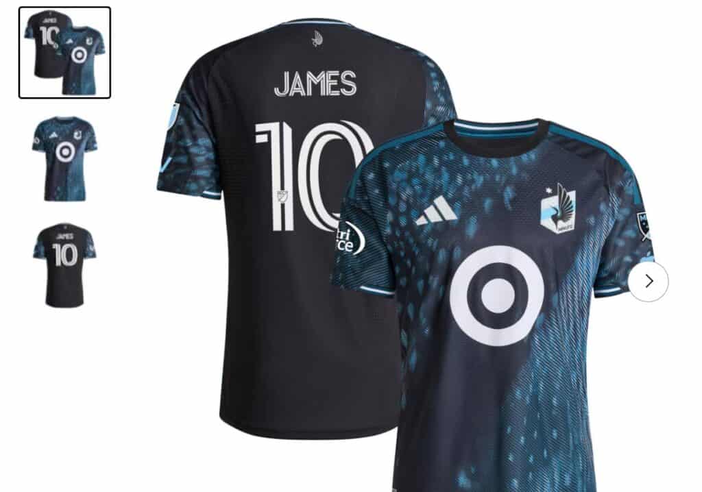 Traer la camiseta de James Rodríguez del Minnesota FC a Colombia vale casi la mitad de un salario mí Traer la camiseta de James Rodríguez del Minnesota FC a Colombia vale casi la mitad de un salario mínimo