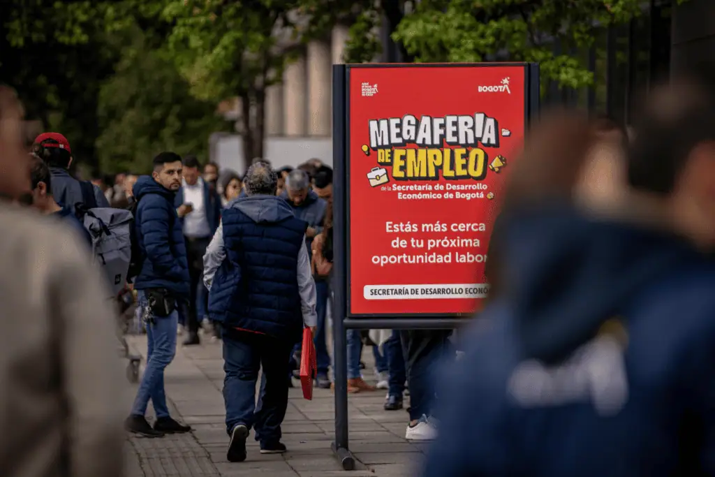 Bogotá tendrá megaferia de empleo con 17.000 vacantes y 160 empresas También se ofrecerán 3.700 vacantes para personas sin experiencia laboral. Foto: Secretaría de Desarrollo Económico.