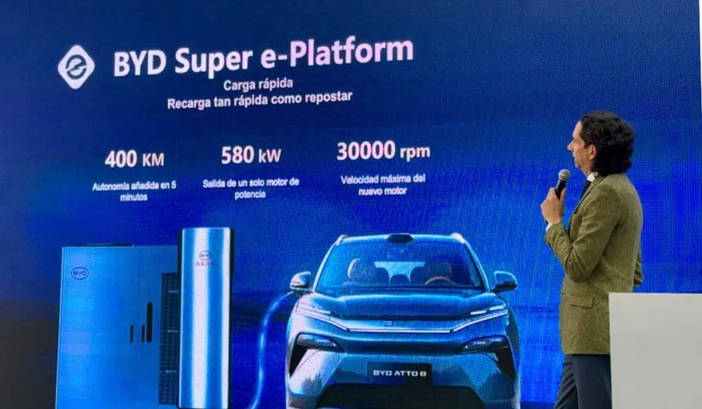 Estos son planes de BYD en 2026 tras un año exitoso Marco Pastrana, presidente de Motorysa, anticipó que BYD instalaría estaciones de “flash charging” en Colombia en 2026. Foto: Valora Analitik.