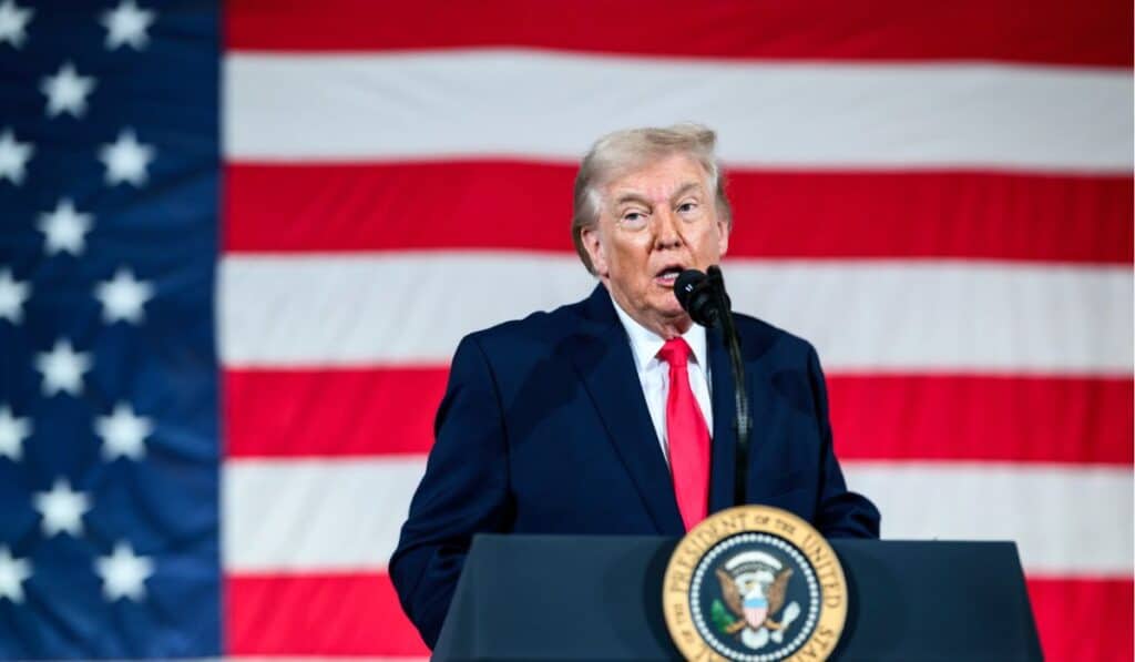 Revés histórico a Trump: Corte bloquea aranceles globales impuestos bajo poderes de emergencia La Casa Blanca defendía los aranceles como herramienta de presión comercial y de seguridad nacional. Foto: White House Flickr.