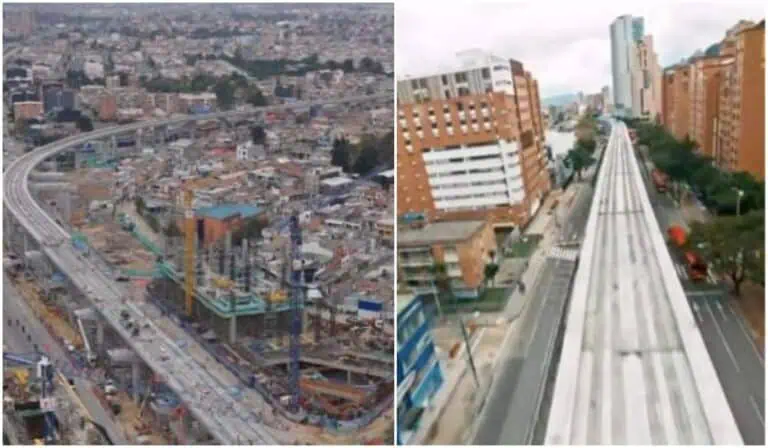Así avanza la megaobra del Metro de Bogotá; siguen llegando trenes de la Línea 1