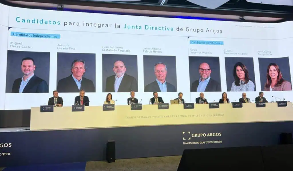 Asamblea de Accionistas de Grupo Argos: nueva recompra de acciones, dividendos y otras decisiones Así quedó la Junta Directiva de Grupo Argos hasta 2028