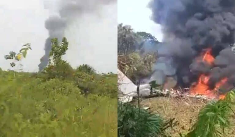 Avión de la Fuerza Aérea que transportaba más de 100 soldados se accidentó en Putumayo Avión de la Fuerza Aérea accidentado en Putumayo