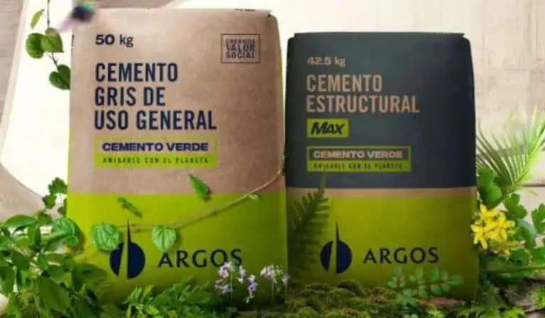 Cemento verde de Argos. Foto: cortesía Cementos Argos