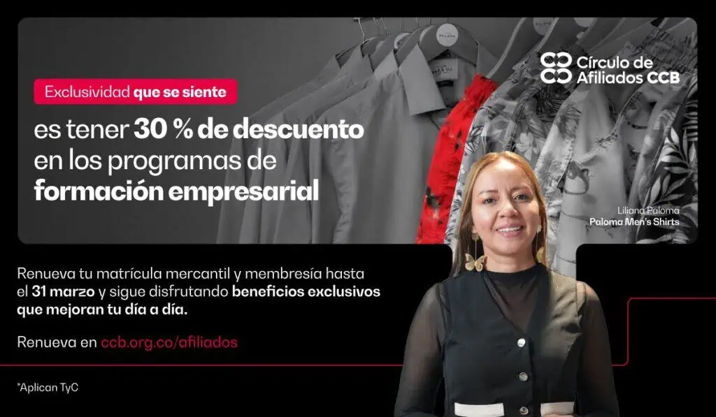 Círculo de Afiliados de la Cámara de Comercio de Bogotá: exclusividad, respaldo y crecimiento para las empresas Círculo de Afiliados de la Cámara de Comercio de Bogotá