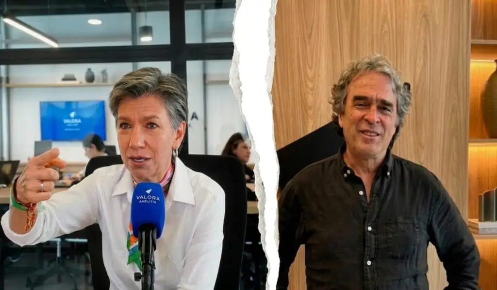 El centro no convence: Claudia López y Sergio Fajardo siguen cayendo en intención de voto para las elecciones de 2026 Claudia López y Sergio Fajarado.