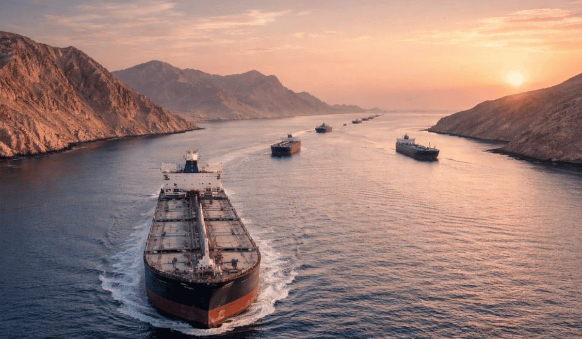 Home - Valora Analitik Estrecho de Ormuz. Imagen: Generada con inteligencia artificial