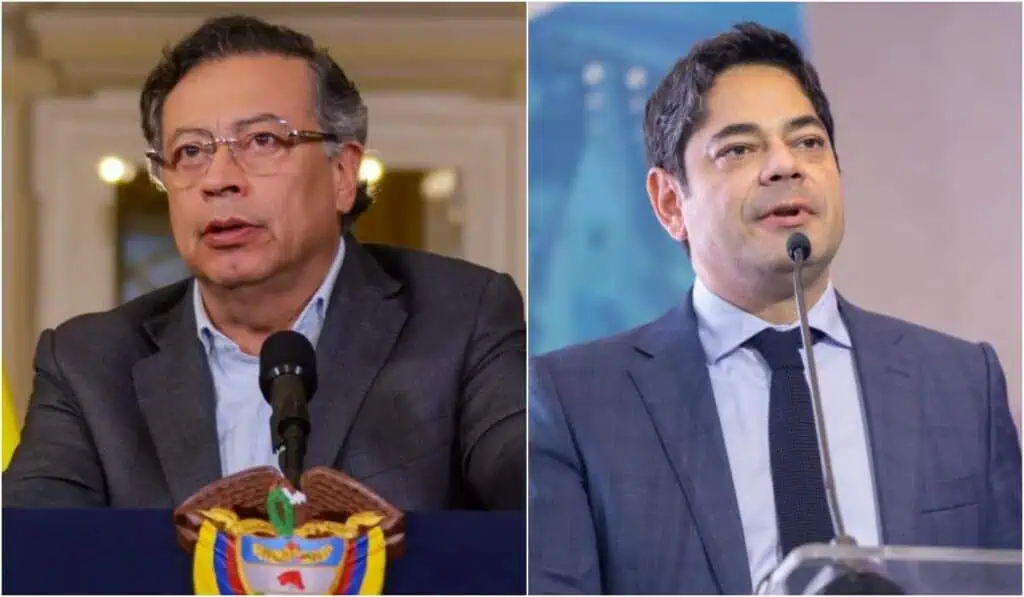 “No es el Banco de la República”: Camacol responsabiliza a Petro por tasas altas y vivienda cara Gustavo Petro y Guillermo Herrera