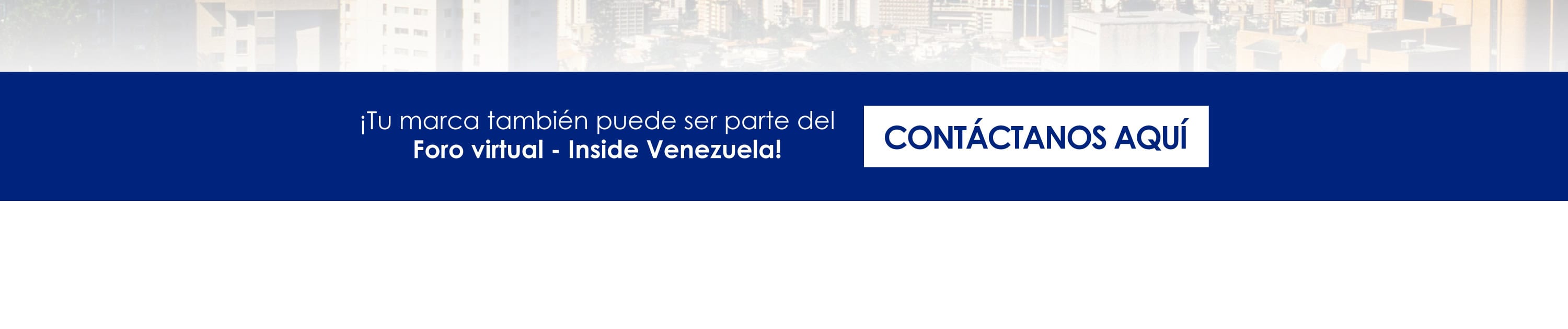 Foro virtual: Inside Venezuela - El potencial que despierta