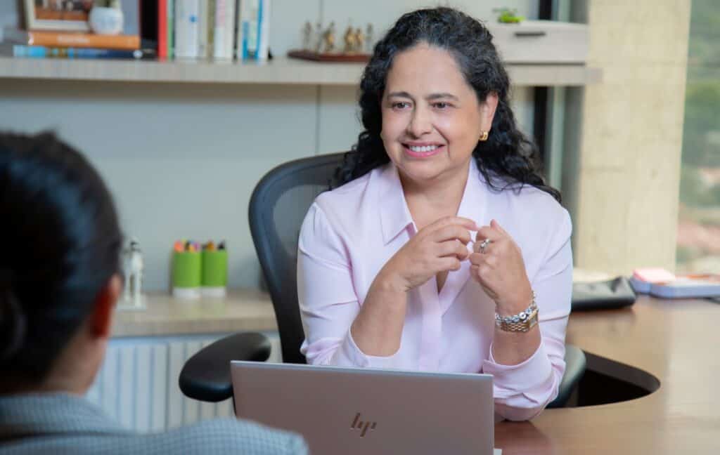 Entrevista | Primeras subastas de Conexión Energética se realizarían en 2026: presidente de la Bolsa Mercantil de Colombia María Inés Agudelo, presidente de la BMC. Imagen: BMC