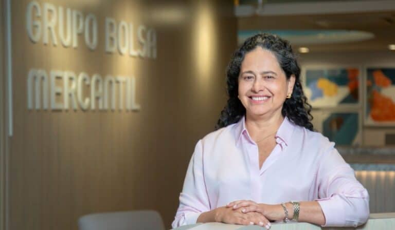 Presidente de la Bolsa Mercantil, María Inés Agudelo. Imagen: BMC