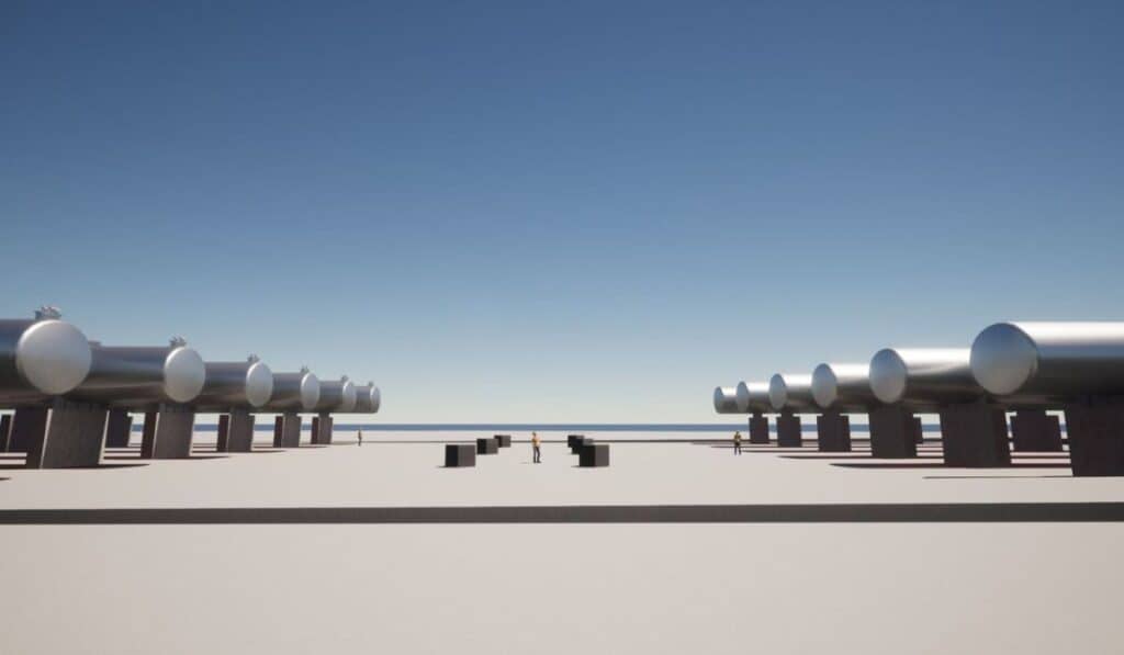 Primicia | Constructora PIO revela avances y detalles de la Regasificadora del Pacífico: inicia operaciones en septiembre Regasificadora del Pacífico (1)