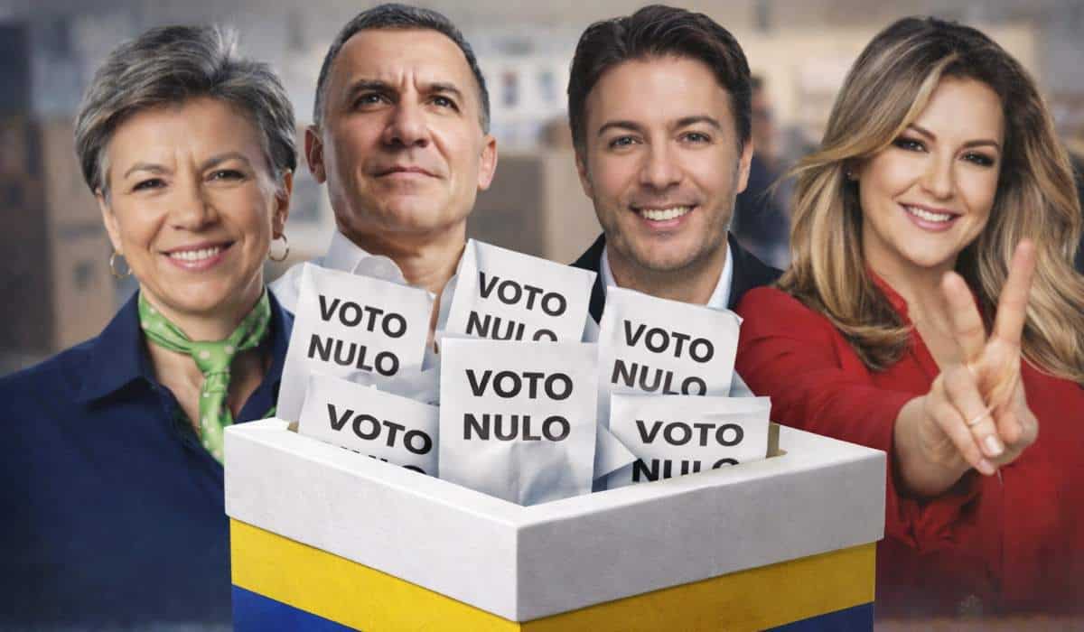 Votos nulos superaron a Vicky Dávila, Claudia López, Roy Barreras, Daniel Quintero y a otros seis candidatos 