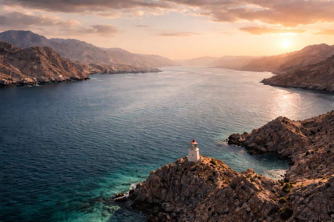 Home - Valora Analitik Estrecho de Ormuz. Imagen: Generada por AI