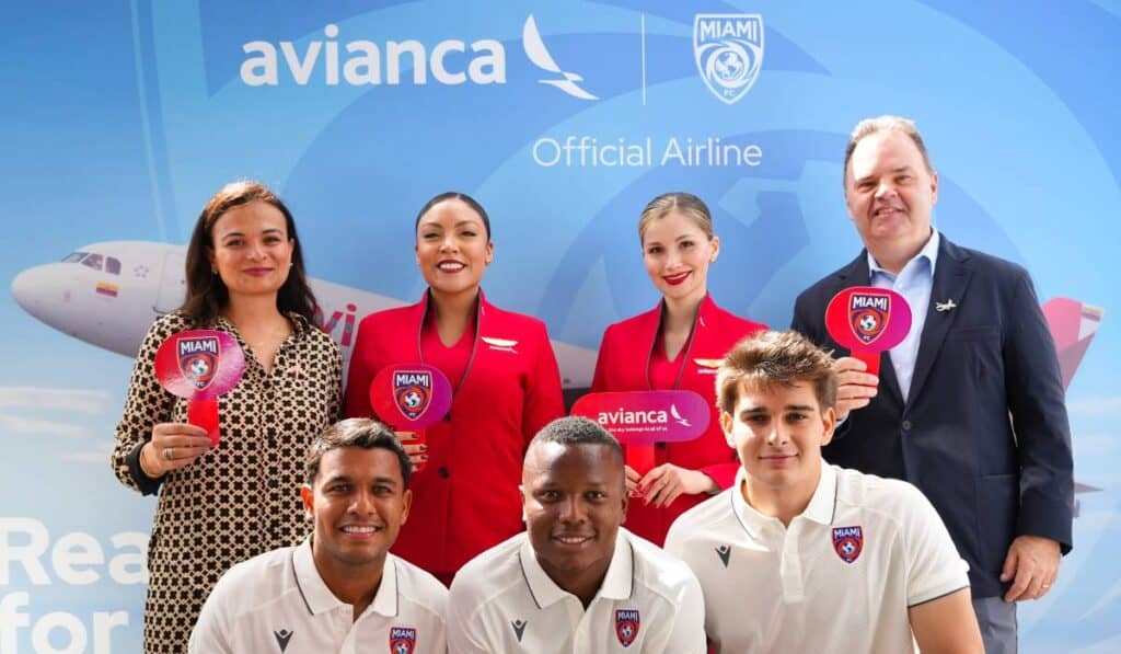 Avianca sigue consolidando su presencia en el fútbol con importante patrocinio en Miami Avianca sigue consolidando su presencia en el fútbol con importante patrocinio en Miami