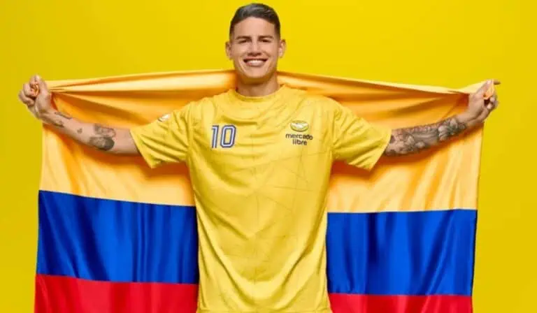 James Rodríguez se convirtió en el nuevo embajador de Mercado Libre en Colombia
