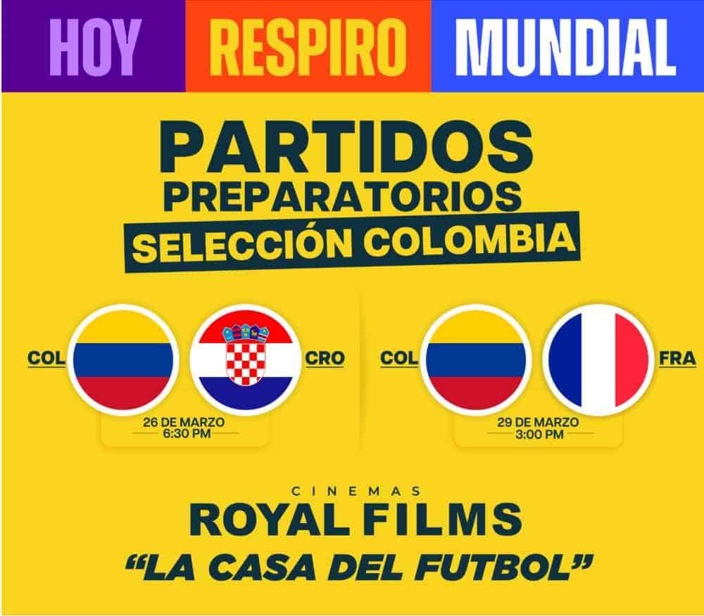 La fiebre por la Selección Colombia llega a los cines: Así podrá vivir los partidos como si estuviera en el estadio La fiebre por la Selección Colombia llega a los cines