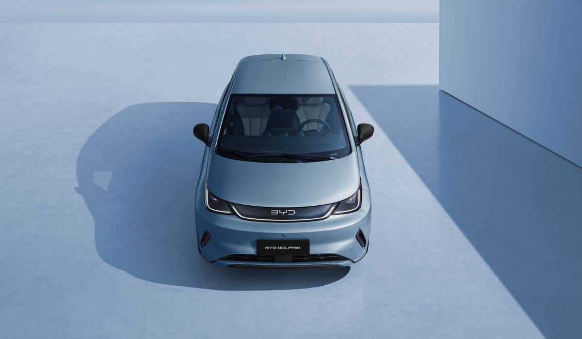 El Azul Atlantis es el nuevo color que se suma a la paleta del Dolphin 2027 en Colombia. Foto: Cortesía BYD Colombia.