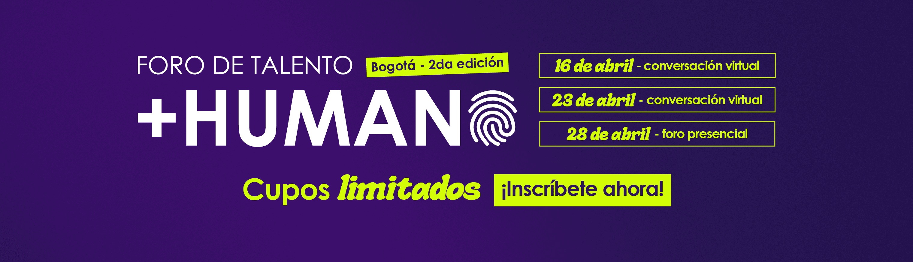 2da edición Foro de Talento – +HUMANO
