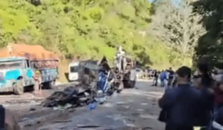 Atentado en Cajibió (Cauca).