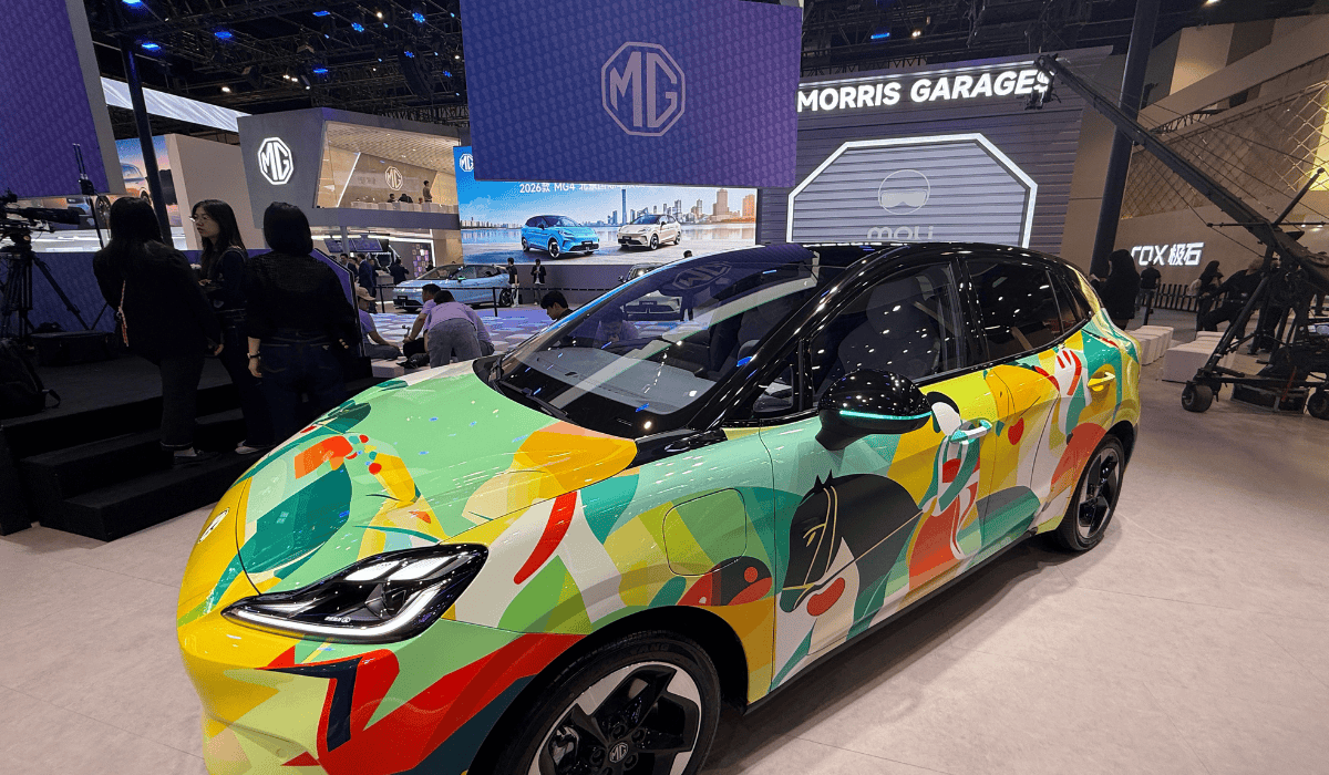 MG aprovechó el escenario para reforzar su apuesta por la movilidad eléctrica. Foto: Cortesía