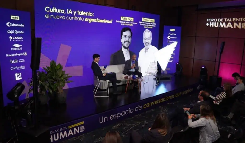 Foro de Talento +Humano de Valora Analitik con cultura, IA y nuevas habilidades en el centro del debate En la apertura estuvo Germán Bustos, director corporativo de gestión humana y administrativo en Claro