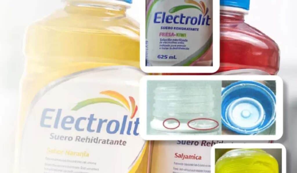 Alertan por alteración falsa de Electrolit: Así puede identificar el producto adulterado Falsificación de Electrolit con estas características