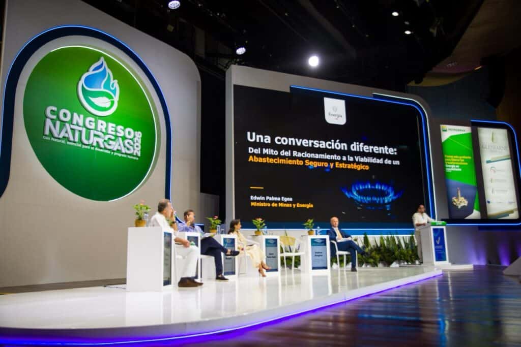 MinMinas: "tenemos que estar listos para el peor escenario" ante posibilidad de un Fenómeno de El Niño grave Palma en el Congreso de Naturgas, en Cartagena. Imagen: Ministerio de Minas y Energía