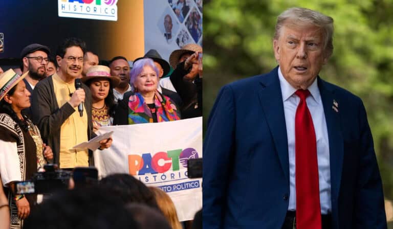 Iván Cepeda fijó cuál sería su relación con EE. UU. y Trump en una eventual Presidencia Iván Cepeda y Donald Trump