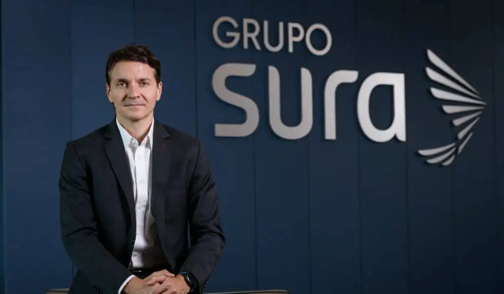 Bancolombia otorgó crédito a Grupo Sura con compromiso en reducción de emisiones e inversiones sostenibles Juan Esteban Toro, vicepresidente de finanzas corporativas de Grupo Sura