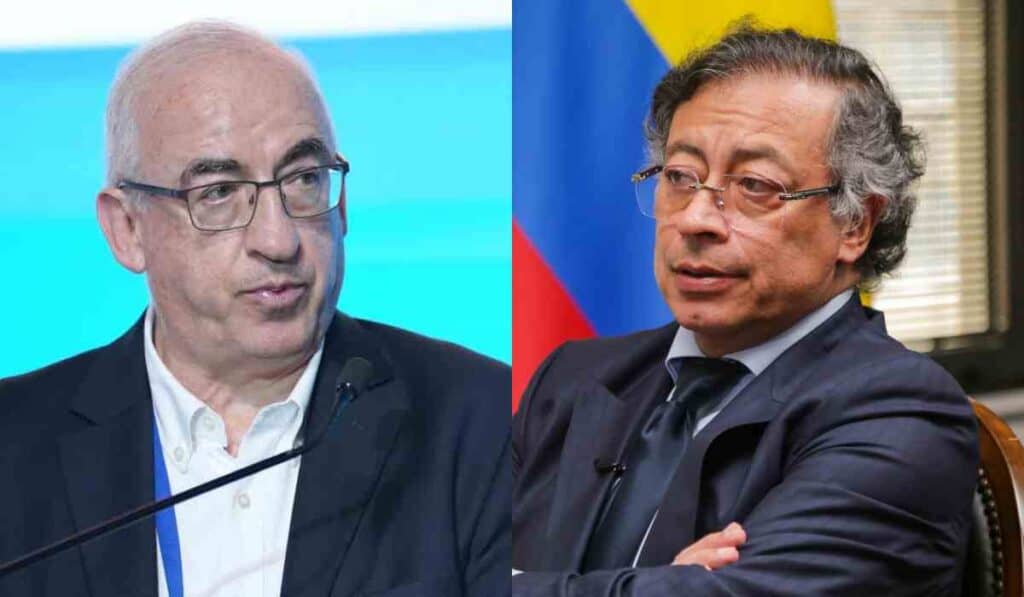 Leonardo Villar y Gustavo Petro