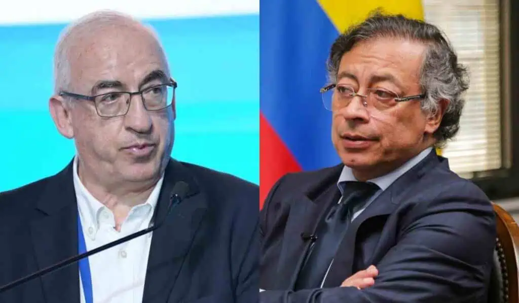 Villar denuncia "campaña de descrédito" del Gobierno Petro al BanRep; pide bajar ánimos y lenguaje Leonardo Villar y Gustavo Petro