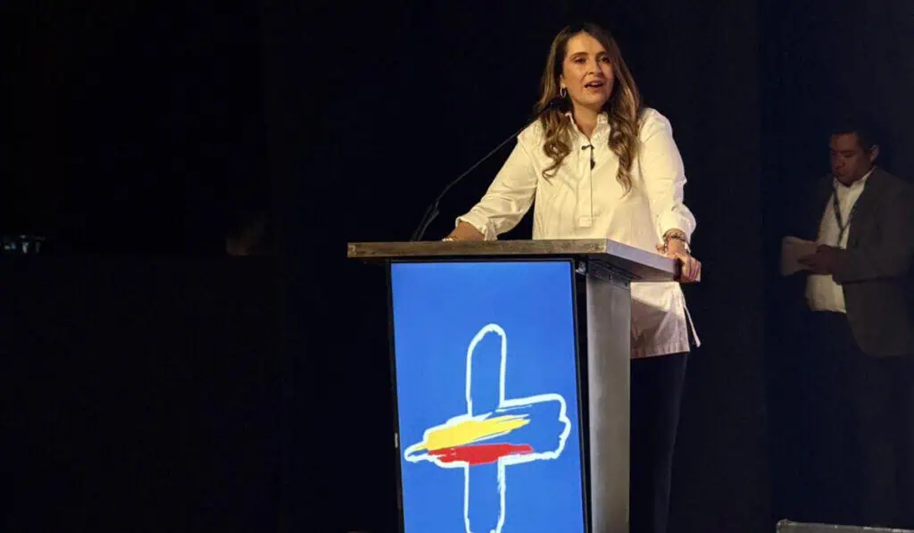Liberales apoyarán a Paloma Valencia y reconfiguran el mapa para la Presidencia de Colombia Paloma Valencia, candidata presidecial.