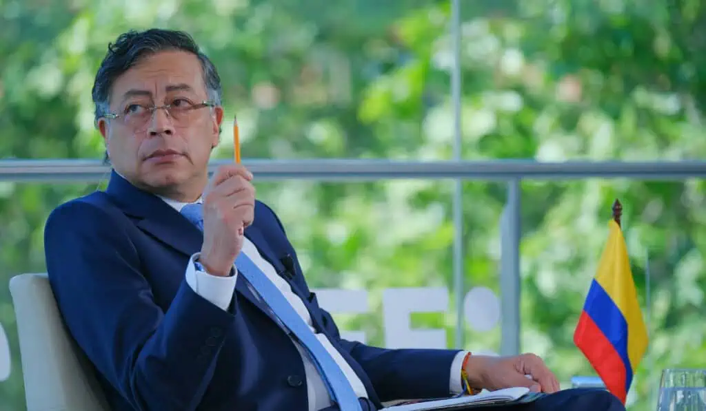 En el gobierno de Uribe se suscribieron 229 contratos de petróleo y gas; con Santos 165, con Duque 71 y con Petro ninguno Presidente Gustavo Petro. Imagen: Presidencia.