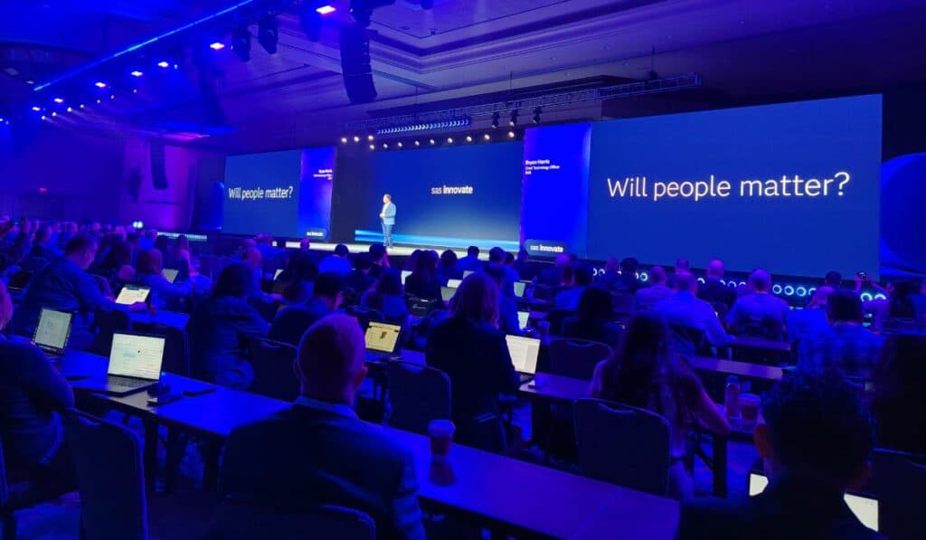 Comenzó en Texas el SAS Innovate, cumbre de tecnología; SAS nombra nueva country lead en Colombia SAS Innovate evento de tecnlogía en Texas. Foto: Rodrigo Torres/Valora Analitik