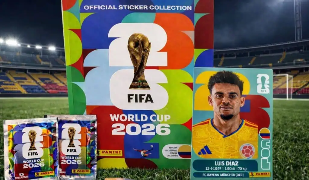 abum-panini-caratula-colombia-luis-diaz Álbum Panini del Mundial 2026 ya se consigue en Colombia